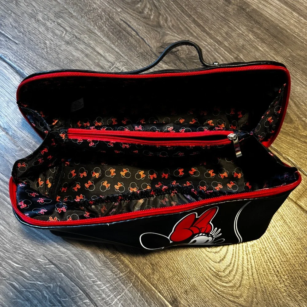 Disney Black and Red Minnie Mouse Cosmetic Bag